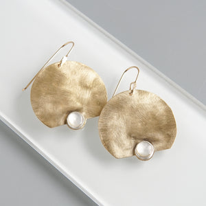 Kari Phillips: Numen Earrings With Mother Of Pearl