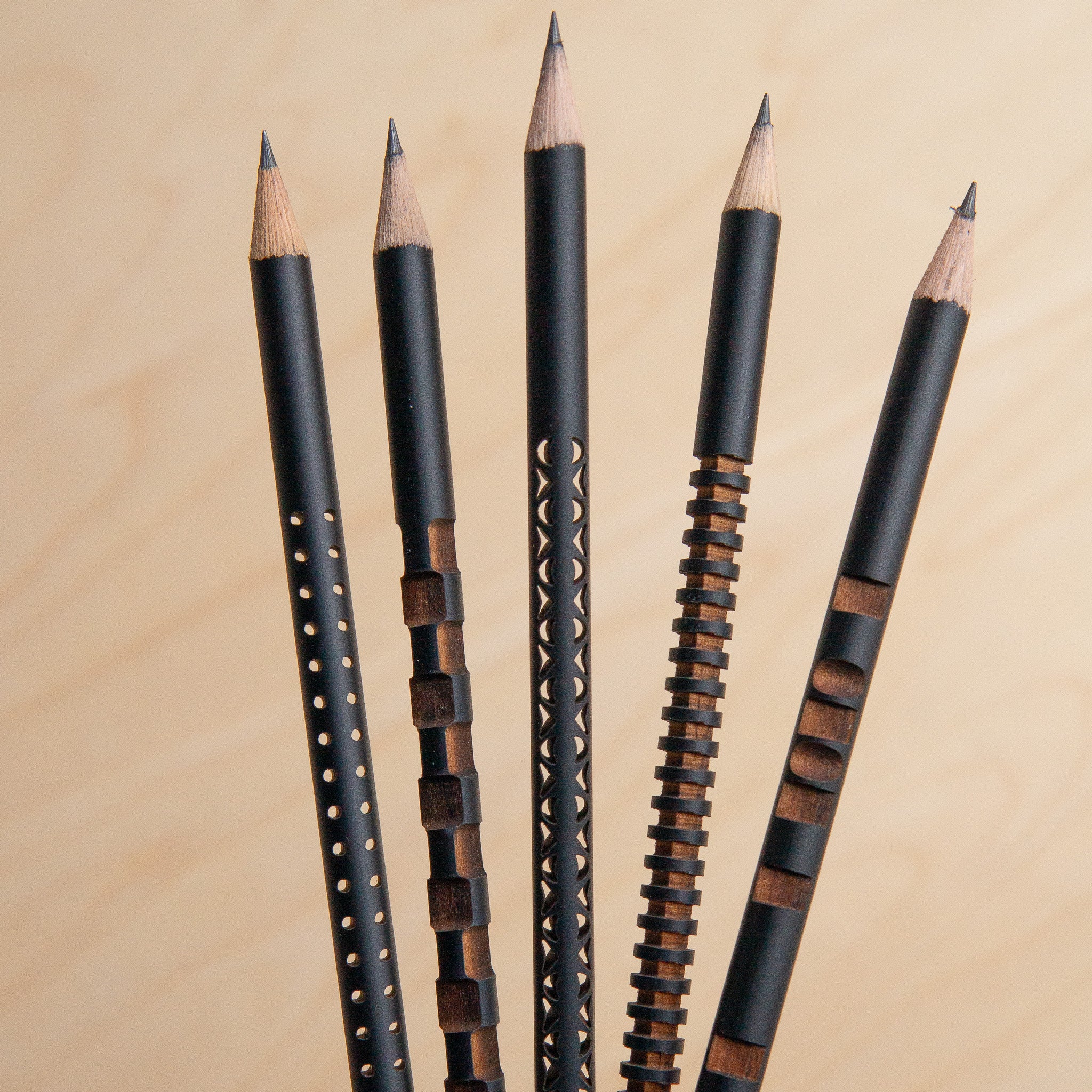 Tät-Tat: Laser Sculpted Pencils