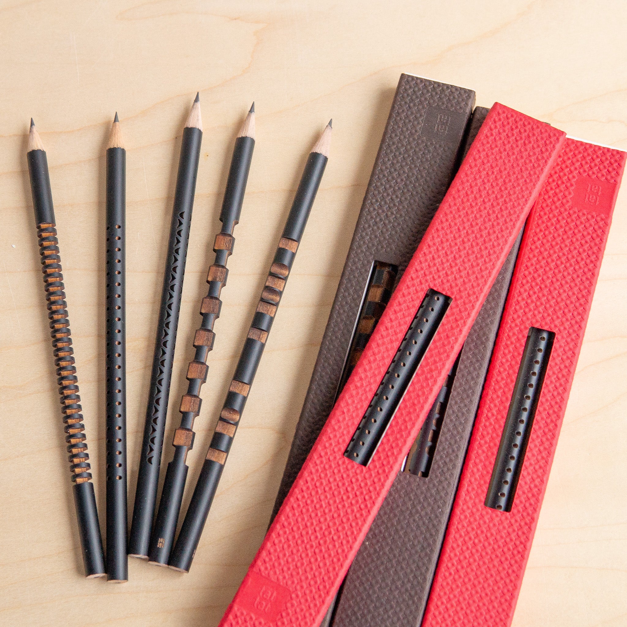 Tät-Tat: Laser Sculpted Pencils