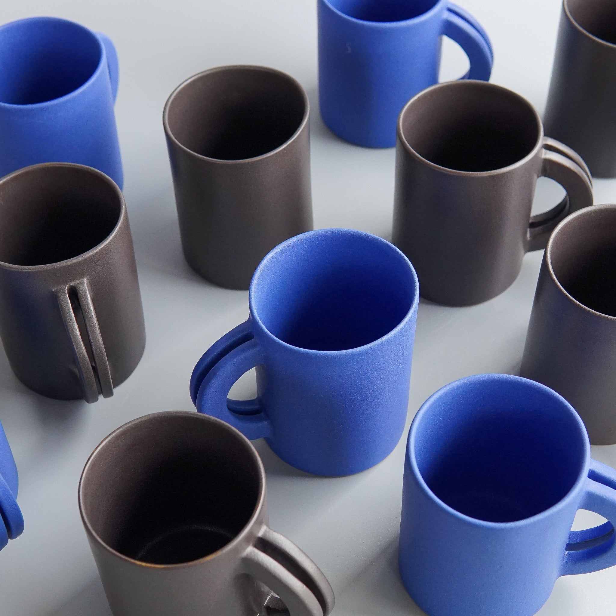 Ceramics by Laura: Blue Vertical Athéna Cup