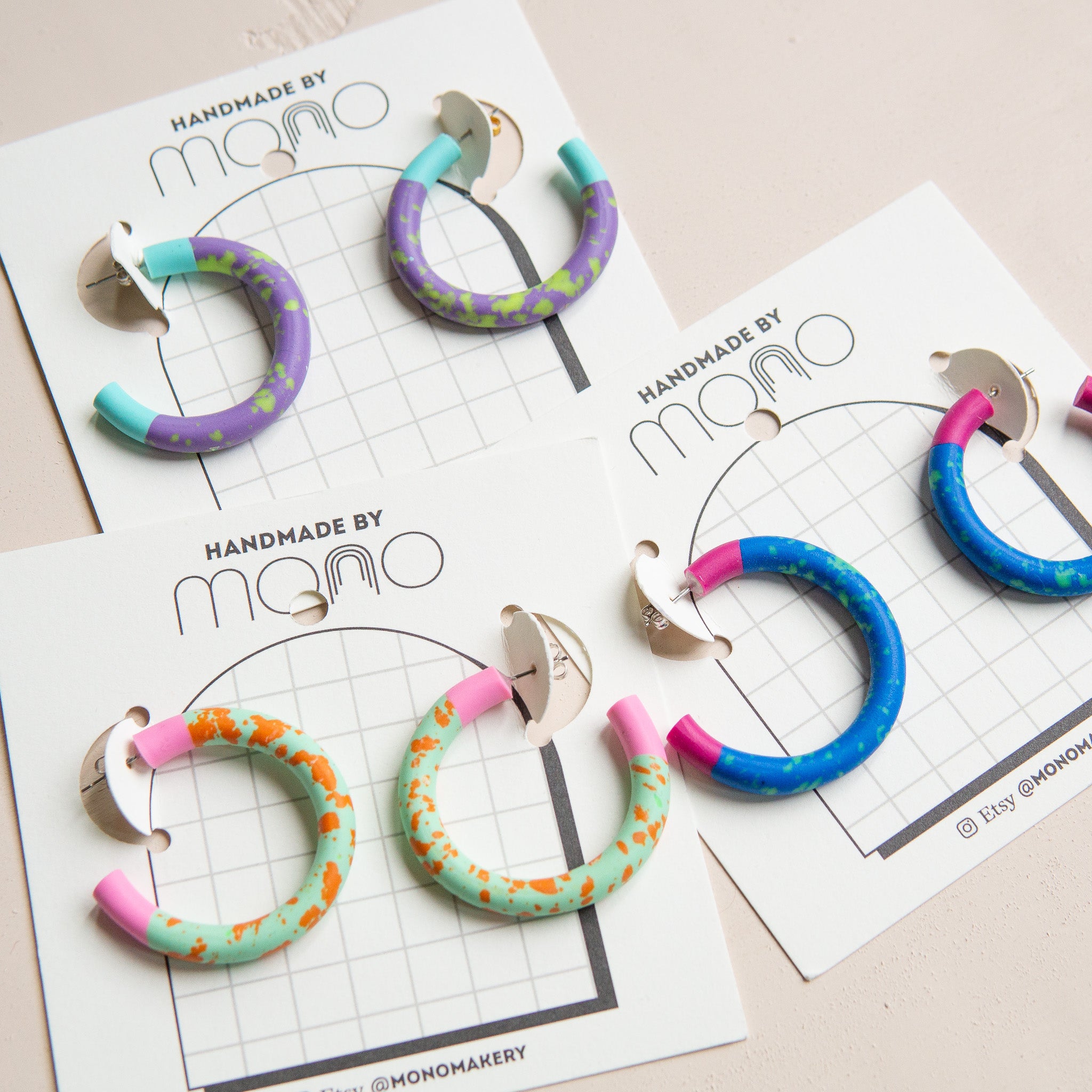 MONO: Speckled Hoops