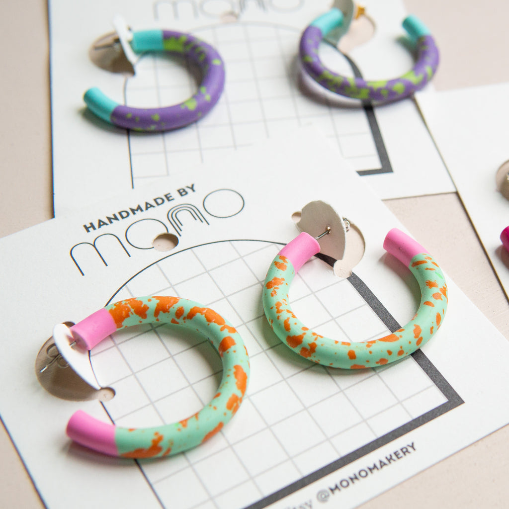 MONO: Speckled Hoops