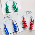 MONO: Spiral Squiggle Earrings