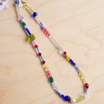 Loela: Multicolor Glass Beaded Choker No. 2