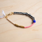 Loela: Check Beaded Dot Bracelet (Various)