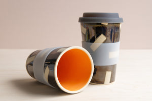 Del Norte Studio: 12 oz Black Mirror Travel Tumbler