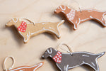 Melville Ceramics: Dachshund Dog Ornament