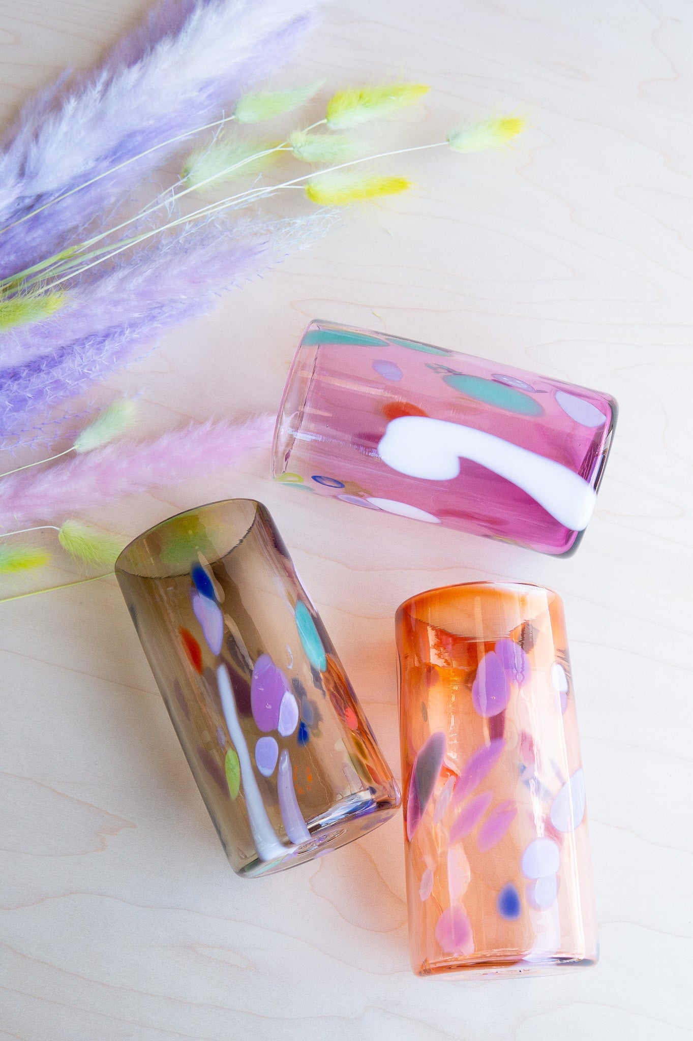Tak Tak: Ube Splatter Tumbler/Vase