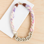 Barrow: Link Collar Necklace in Unicorn and Cream Porcelain