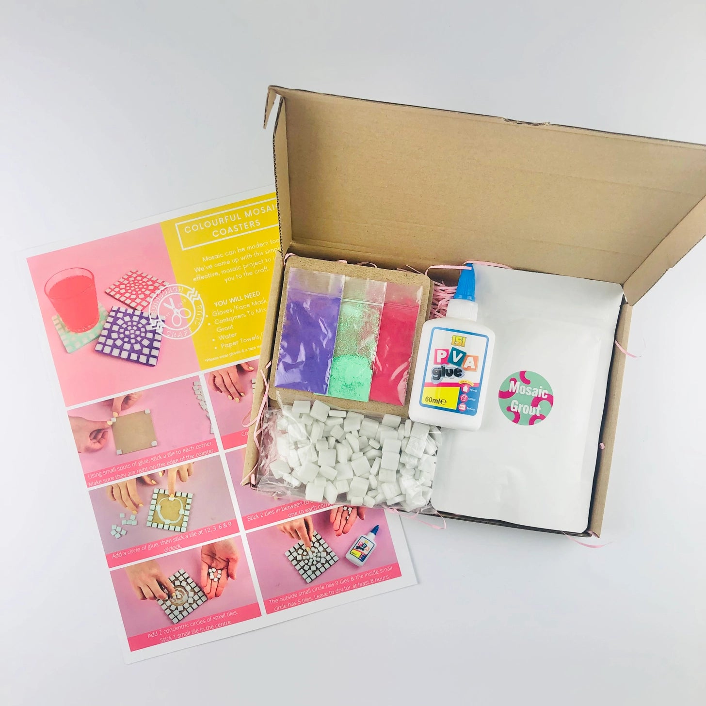 The Edinburgh Craft Club: Mosaic Coaster Kit