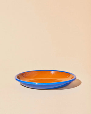 The Get Out: Navy Enamelware Plate