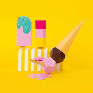 3D Paper Food Kits