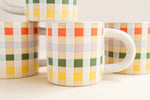 Jae Polgar: White Plaid Mug