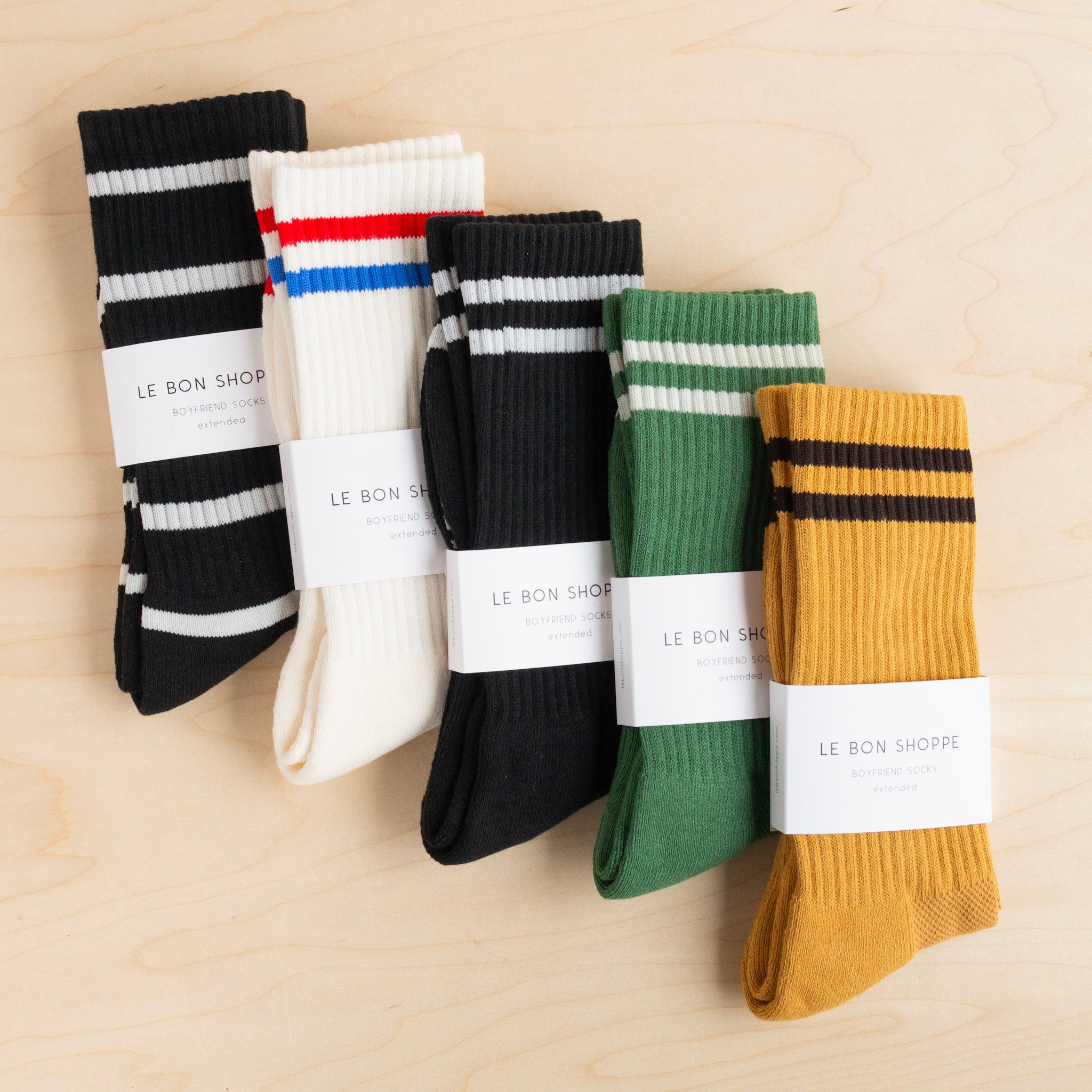 Le Bon Shoppe: Boyfriend Socks - Extended Size