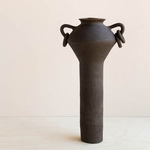 Ruby Bell: Ceramic Pedestal Vases