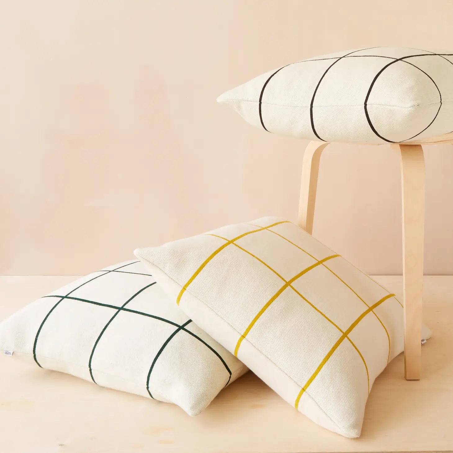 Grid clearance throw pillow