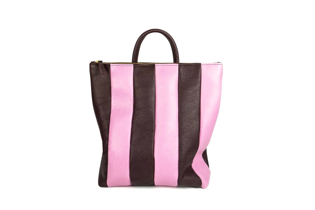 Primecut: Sorbet Stripes Leather Backpack