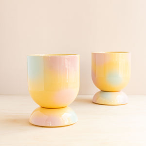 Temple Ceramics: Large Euphoria Pot & Saucer