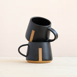 Void & Form Ceramics: Black Divide Mug