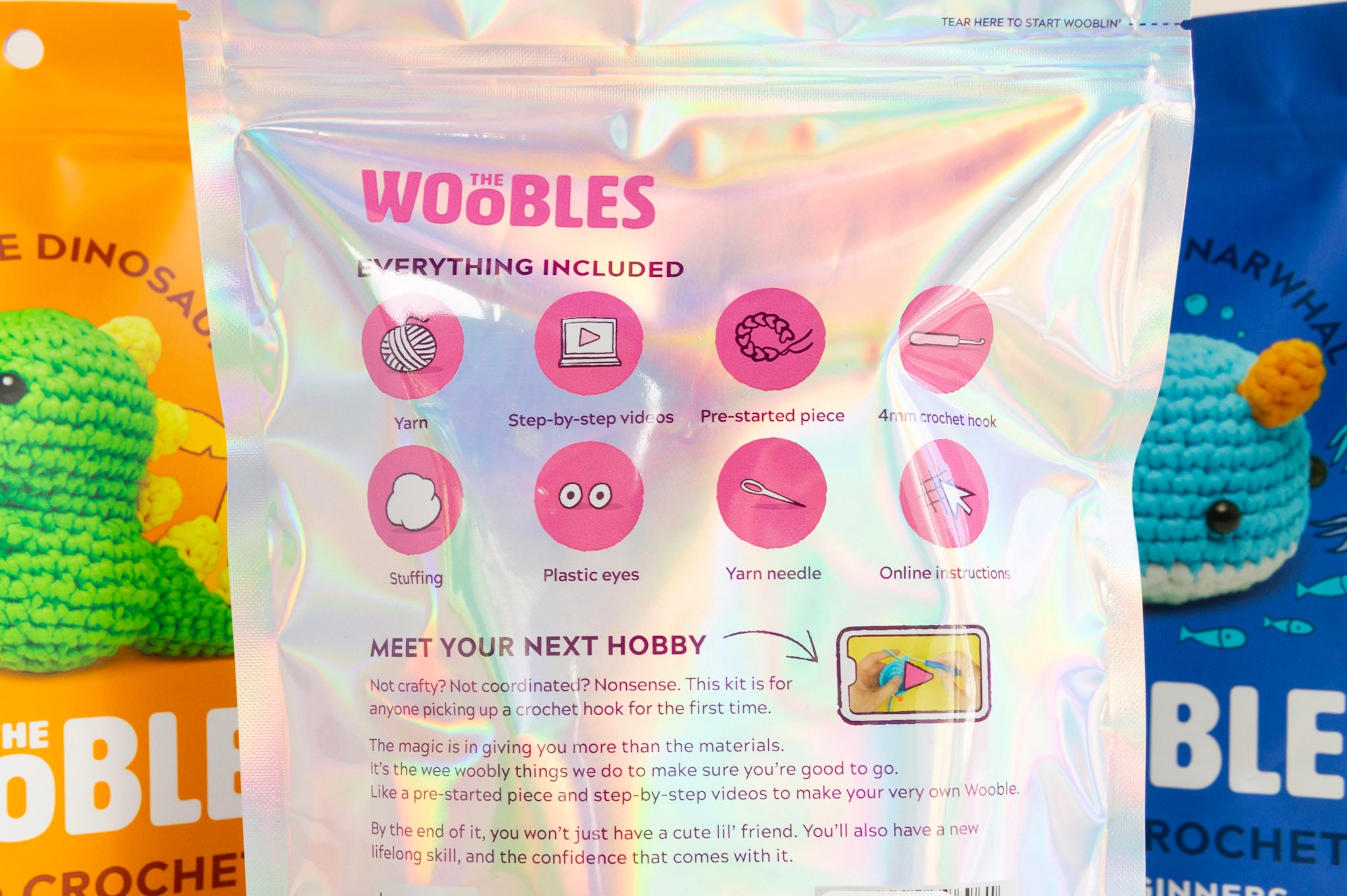 The Woobles: Beginner Crochet Kit