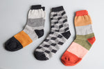 Catherine Tough: Men's Lambswool Grey Stripe