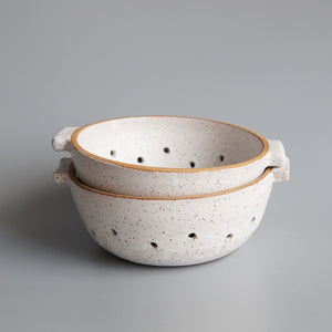 Byun Ceramics: White Colander