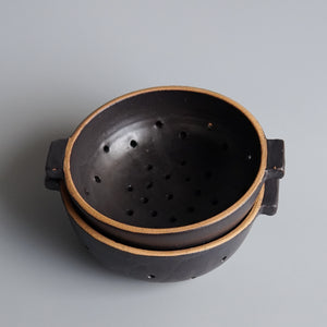 Byun Ceramics: Black Colander