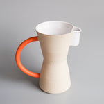 Milo Made: Extra Large Orange Jug (London Artist)