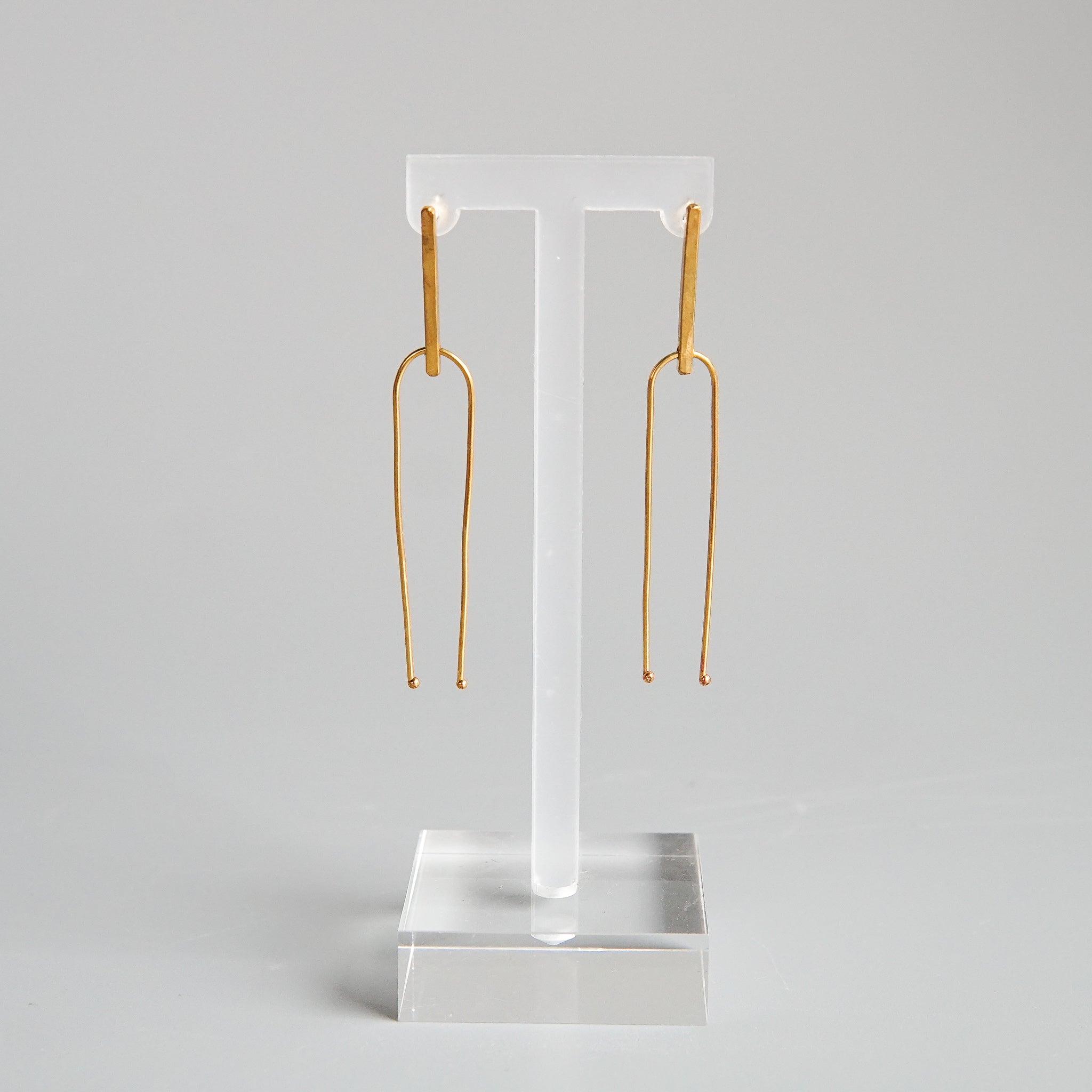 Kiersten Crowley: Kaina Brass Stud Earrings