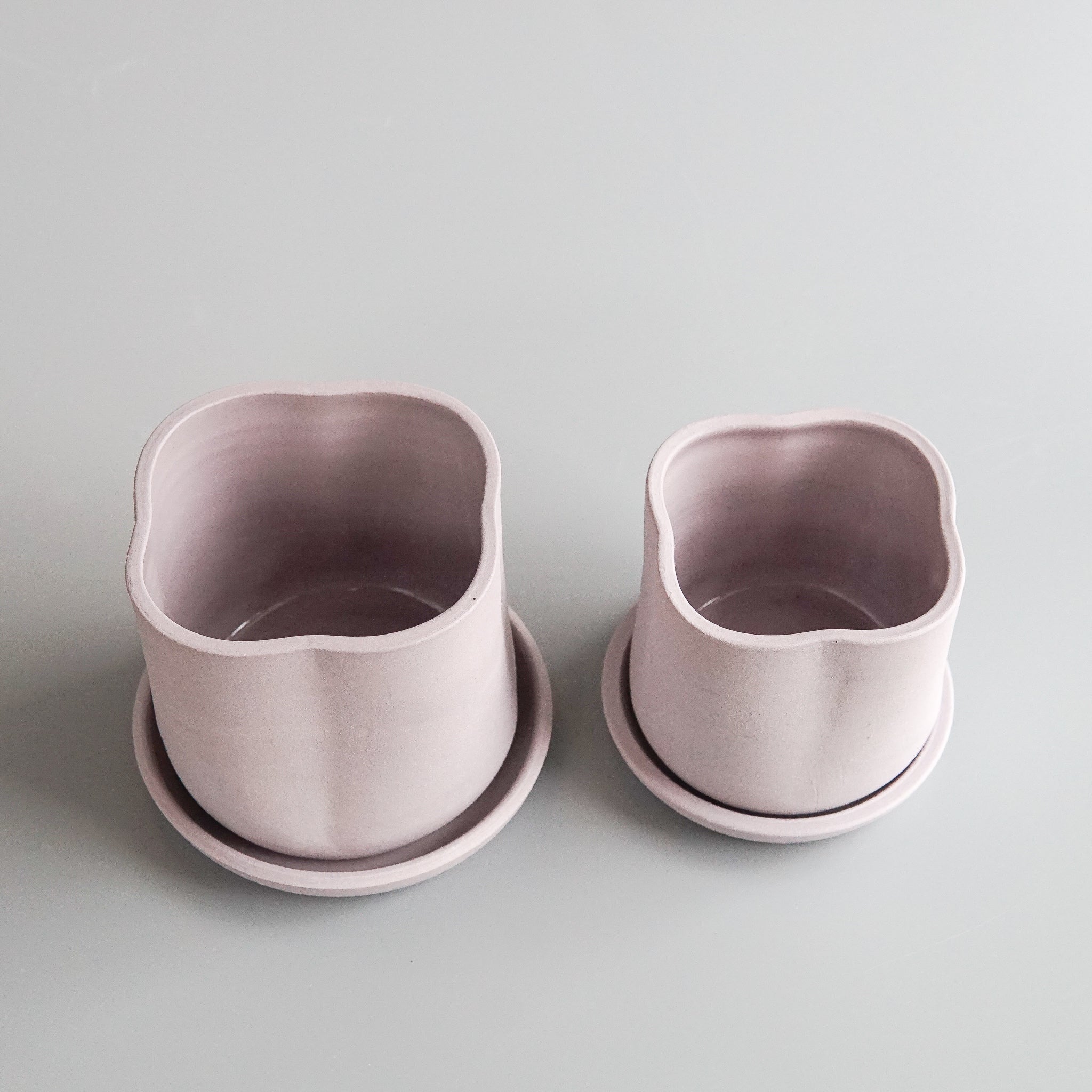 Ekua Ceramics: Medium Quatrefoil Planter