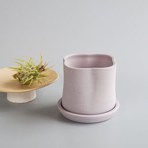 Ekua Ceramics: Small Quatrefoil Planter