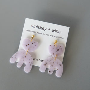 Whiskey and Wine: Daphne Earrings