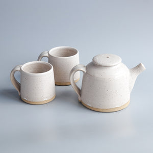 BW Pottery: Teapot + 2 Mugs (Set)