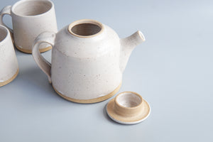 BW Pottery: Teapot + 2 Mugs (Set)