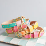 Glad & Young Studio: Hand Marbled Pet Collar
