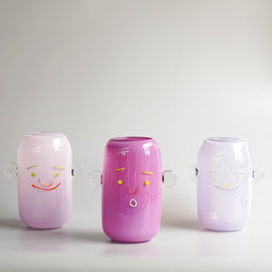 Tak Tak: Chroma Column Face Vase