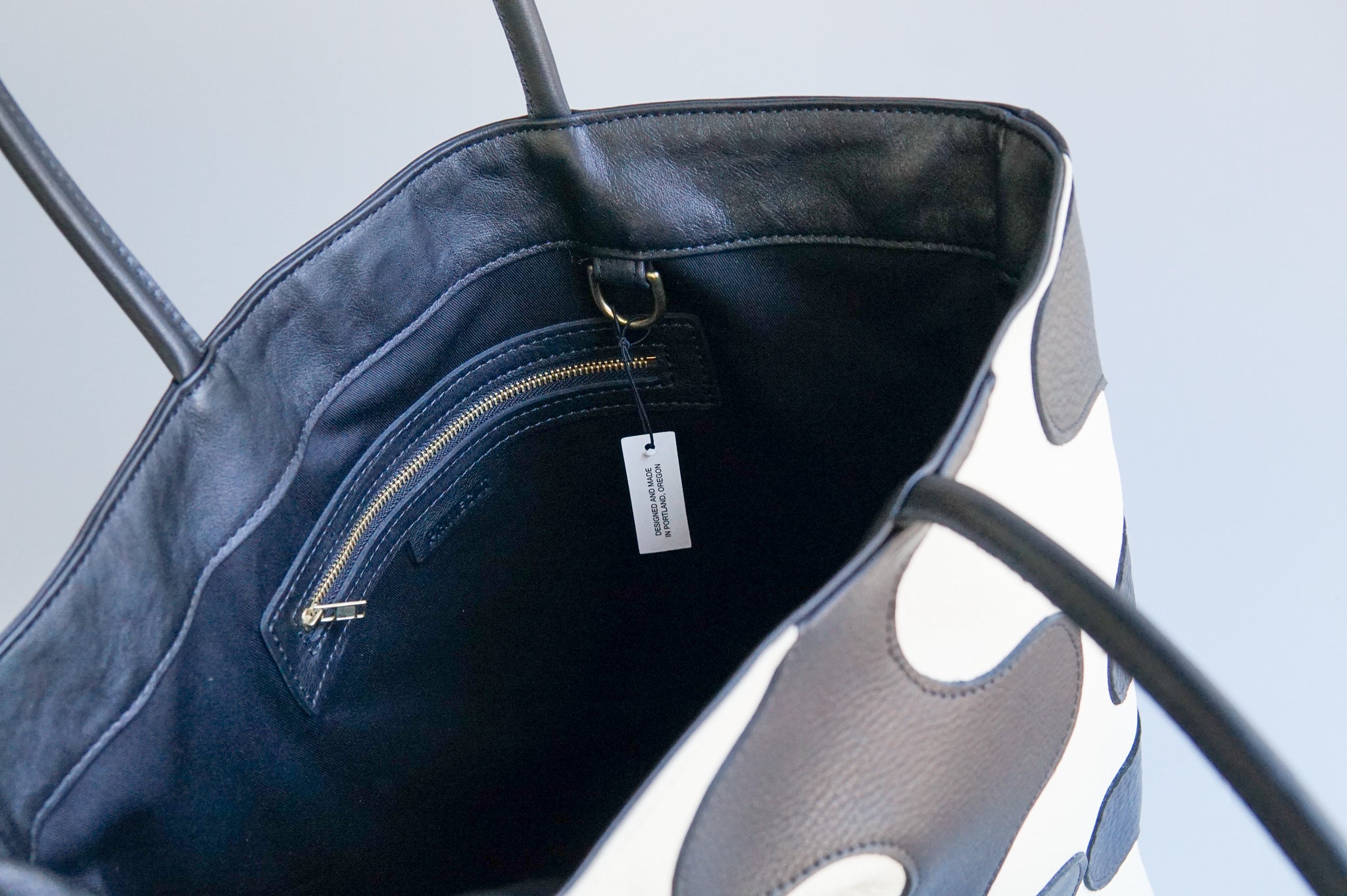 Primecut: Waves Leather Tote
