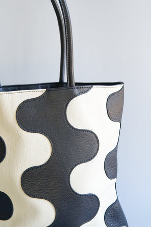 Primecut: Waves Leather Tote