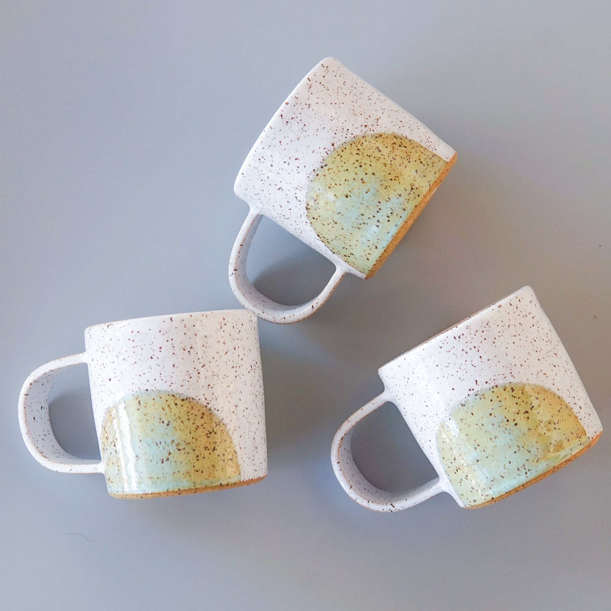 Earth and Her Flower: White/Green Nera Mug