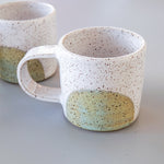 Earth and Her Flower: White/Green Nera Mug