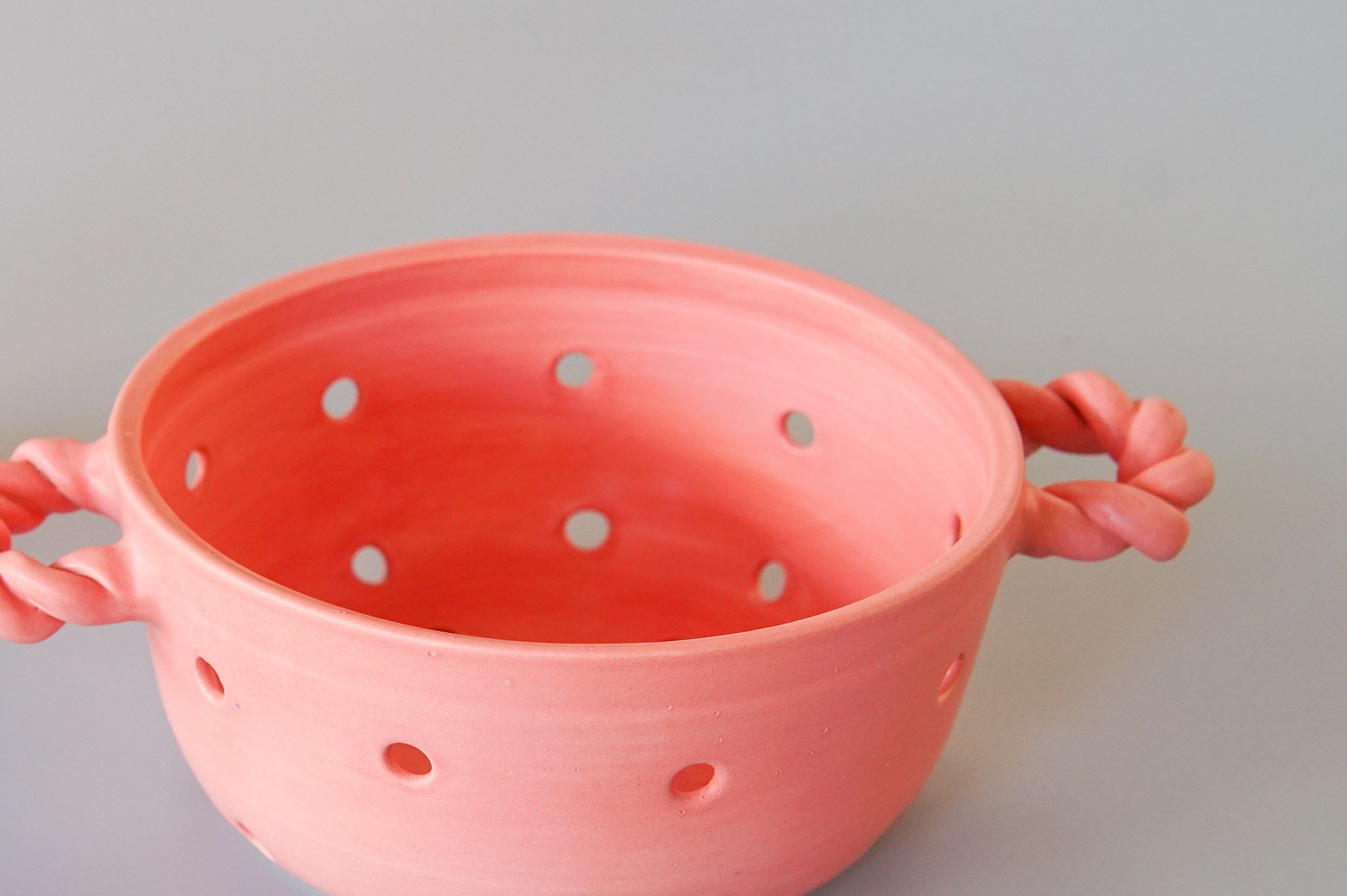 Earth and Her Flower: Braided Berry Bowl