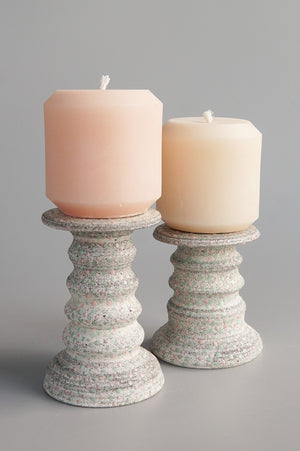 KFM Ceramics: Pillar Candle Holders (Set)