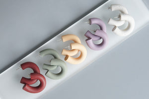 Soft Corner: Chunky Hoop Earrings
