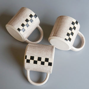 KFM Ceramics: Checker Wrecker Mug
