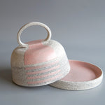 KFM Ceramics: Butter Dish in Light Pink