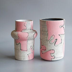 KFM Ceramics: Abstract Cylinder Vase
