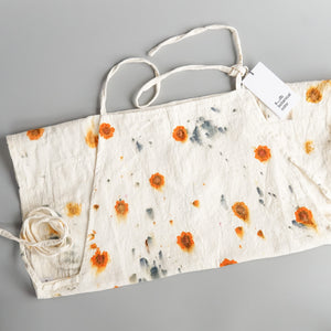 a_db botanical color: Botanically Dyed Linen Apron