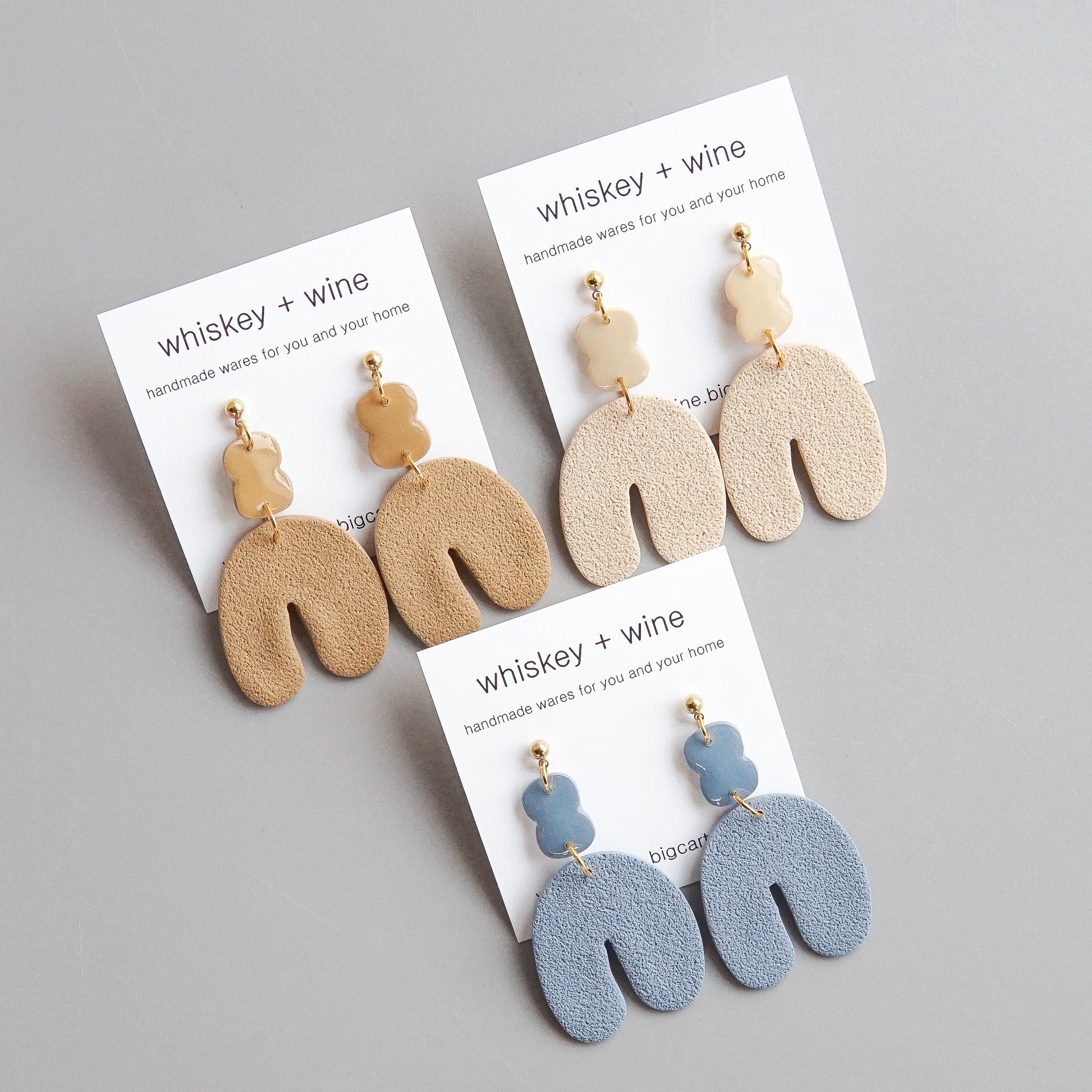 W+W: Bubble Arc Earrings
