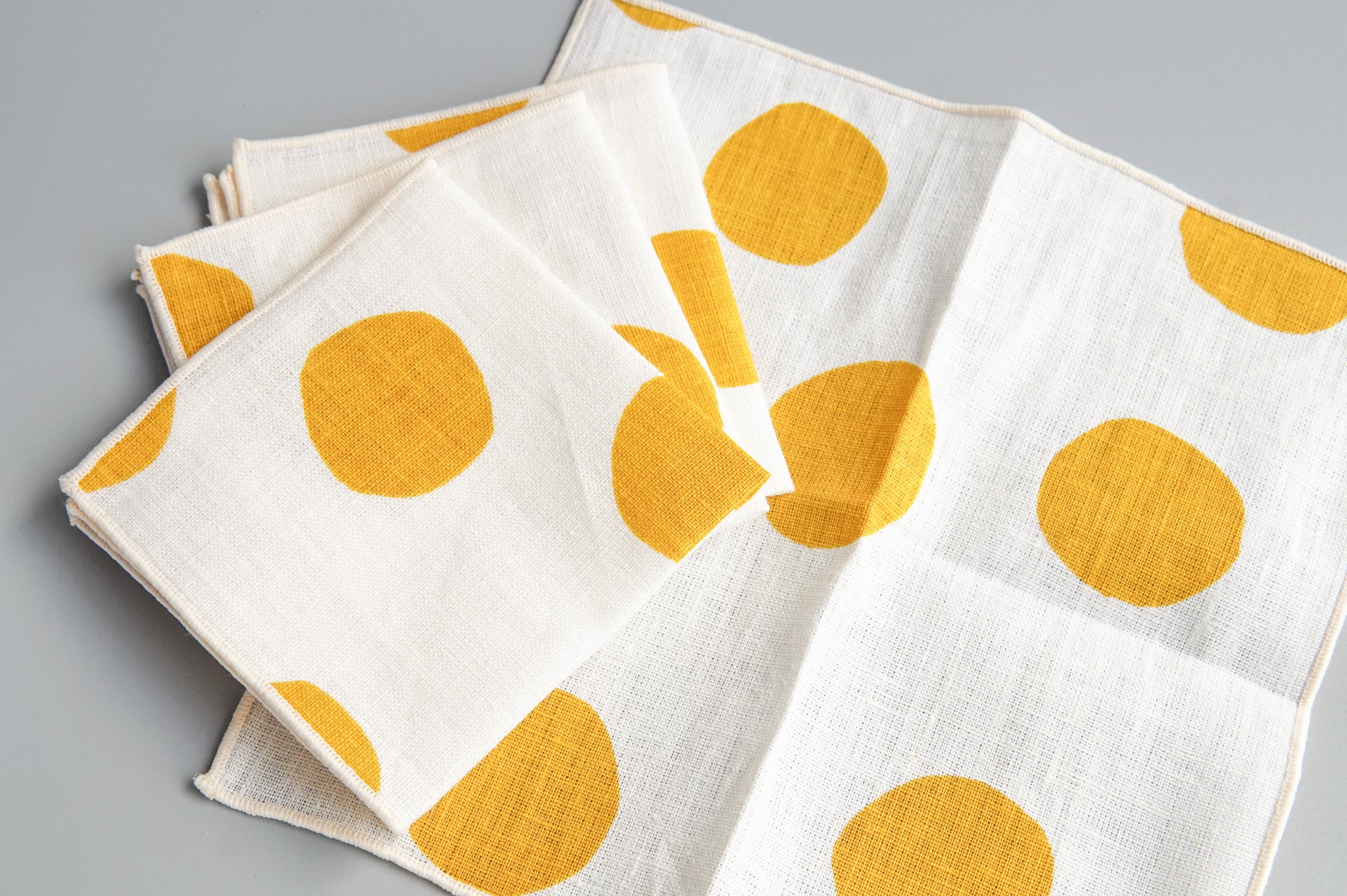 Willow Ship: Scatter Cocktail Napkins in Sunshine