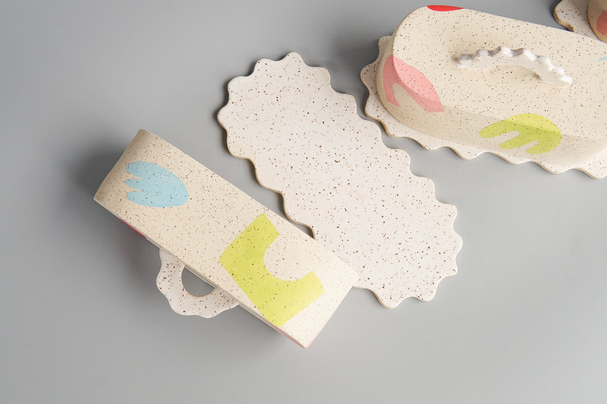 The Beige Motel: Shapes Butter Dish